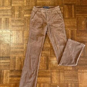 Classic brown Corduroy Pants for woman